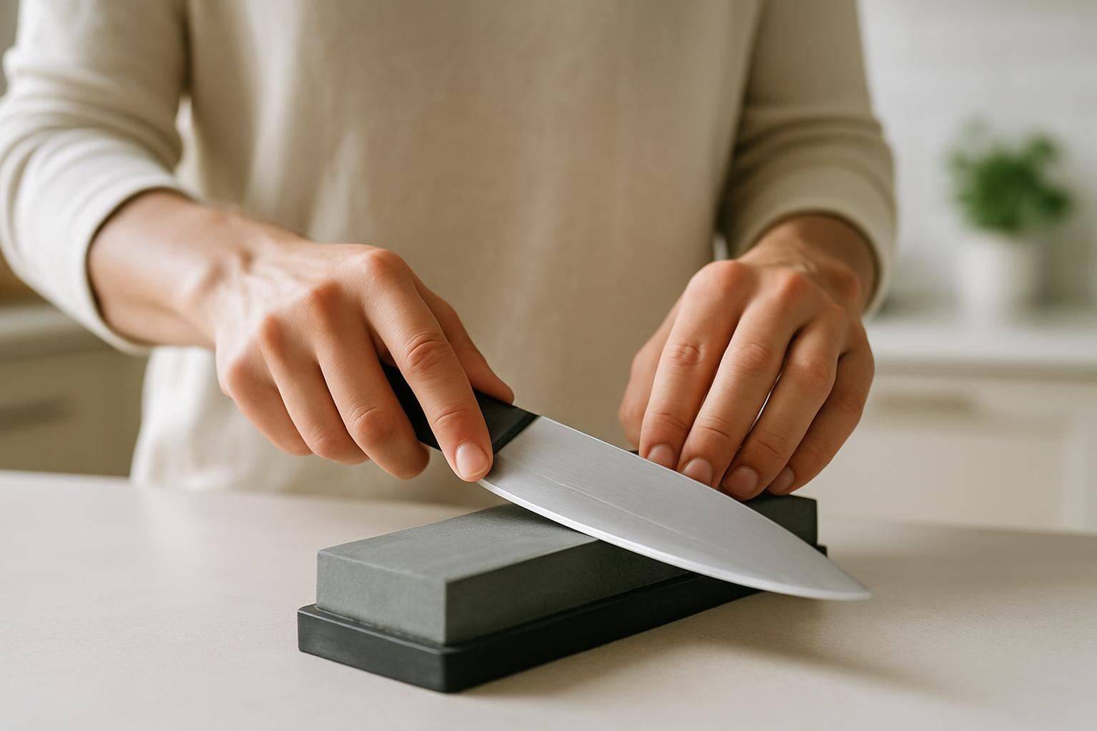 השחזת סכינים בבית