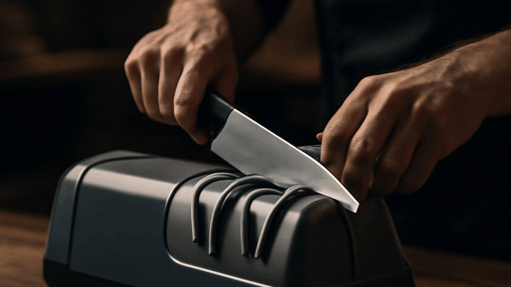 תמונה אינפוגרפית המציגה סוגים שונים של משחיזים חשמליים עם אלמנטים חזותיים להיסטוריה והקדמה